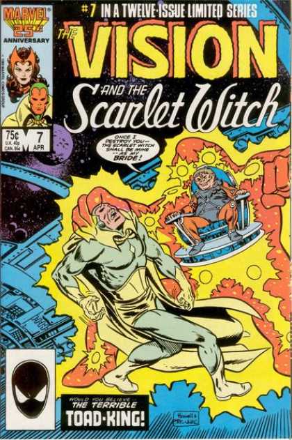 Vision and the Scarlet Witch 7 - The Vision - Scarlet Witch - The Terrible Toad-king - Marvel - Space