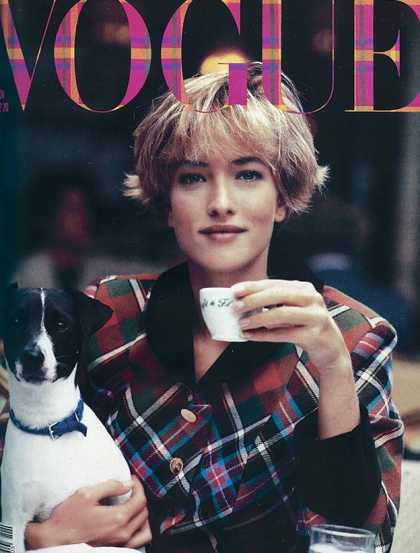 Vogue - Tatjana Patitz - November, 1989