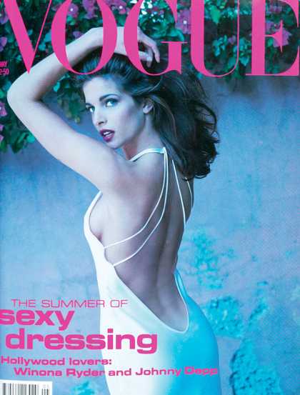 Vogue - Stephanie Seymour - May, 1991