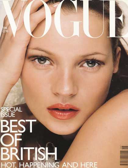 Vogue - Kate Moss - June, 1998