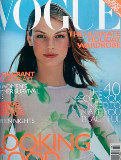 Vogue - Angela Lindvall - June, 1999