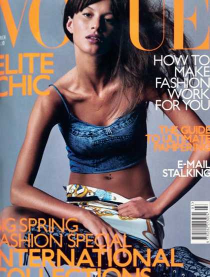Vogue - Gisele Bundchen - March, 2000