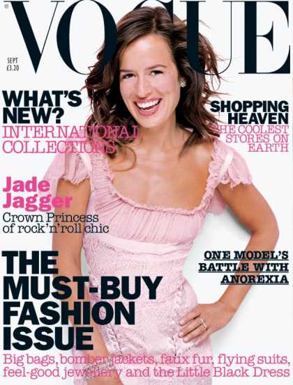 Vogue - Jade Jagger - September, 2002
