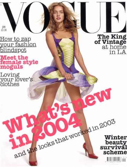 Vogue - Natalia Vodianova - January, 2004