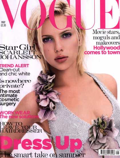 Vogue - Scarlett Johansson - May, 2004