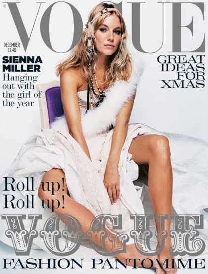 Vogue - Sienna Miller - December, 2004