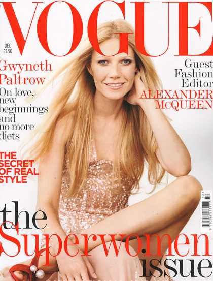 Vogue - Gwyneth Paltrow - December, 2005