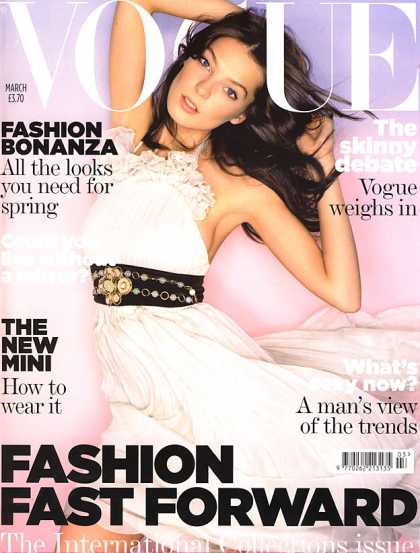 Vogue - Daria Werbowy - March, 2007