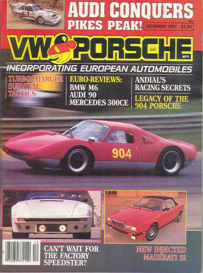 VW & Porsche - December 1987