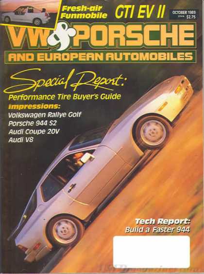 VW & Porsche - October 1989