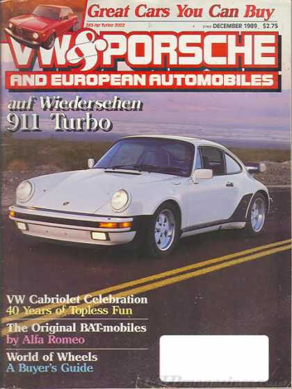 VW & Porsche - December 1989