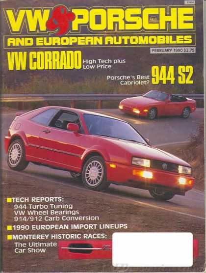VW & Porsche - February 1990