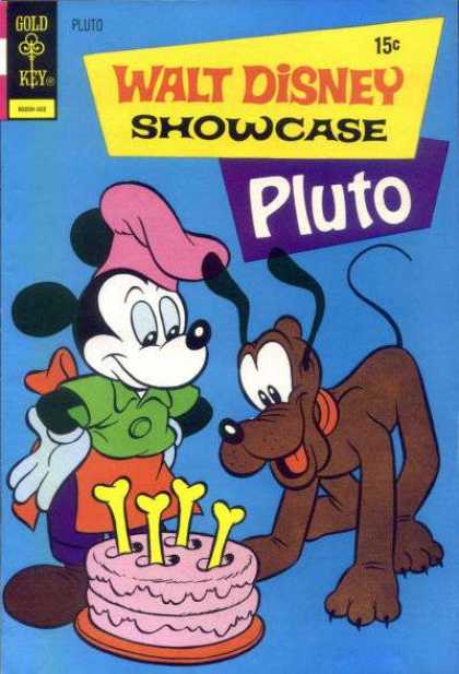 Walt Disney Showcase 13 - Pluto - Gold Key - Mickey Mouse - Cake - Bones