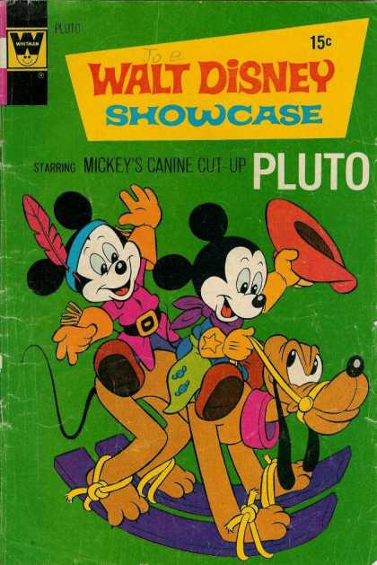 Walt Disney Showcase 7 - Mickey Mouse - Pluto - Cowboy - Indian - Rocker