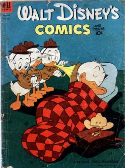 Walt Disney's Comics and Stories 155 - Dell - Donald Duck - Watches - Pillow - Hat