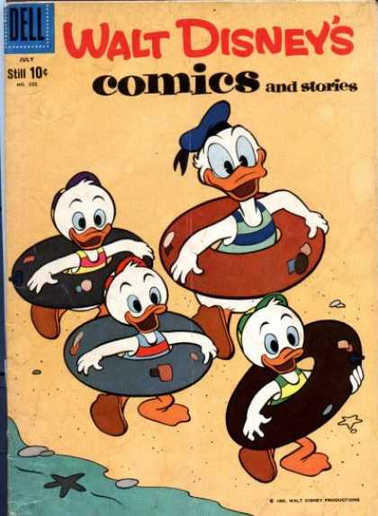 Walt Disney's Comics and Stories 238 - Donald Duck - Sand - Beach - Ocean - Starfish
