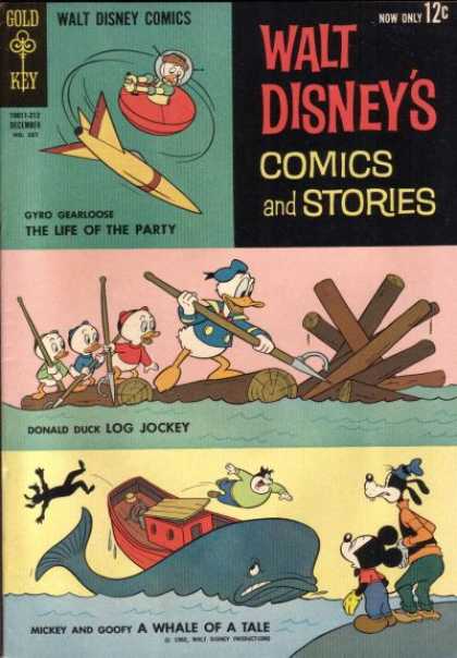 Walt Disney's Comics and Stories 267 - Adventures On The Ocean - Donald The Survivor - Save Us Mickey - Lost In Space - Captain Donald Duck
