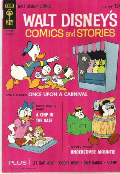 Walt Disney's Comics and Stories 279 - Gold Key - Donald - Carnival - Daisy Duck - Huey