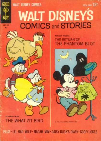 Walt Disney's Comics and Stories 284 - Phantom Blot - What-zit Bird - Donald Duck - Daisy Duck - Goofy
