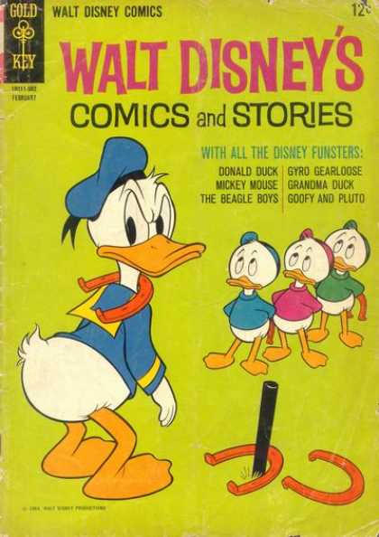 Walt Disney's Comics and Stories 293 - Walt Disneys Comics And Stories - Donald Duck - Horseshoe - The Beagle Boys - Goofy And Pluto