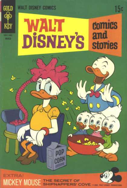 Walt Disney's Comics and Stories 342 - Donald Duck - Daisy Duck - Ducklings - Mickey Mouse - The Secret Of Shipnappers Cove