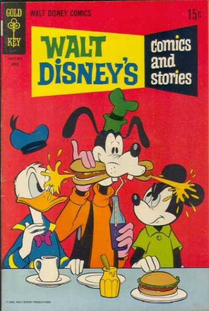 Walt Disney's Comics and Stories 343 - Donald Duck - Goofy - Mickey Mouse - Hot Dog - Mustard