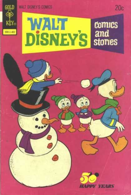 Walt Disney's Comics and Stories 401 - Gold Key - Walt Disneys - Comics And Stories - 50 Happy Years - Snowman