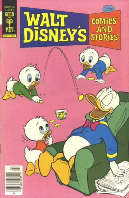 Walt Disney's Comics and Stories 454 - Playful - Childish - Fun - Ducks - Cartoon