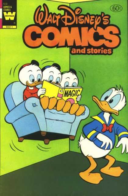 Walt Disney's Comics and Stories 503 - Whitman - Disney - Huey - Dewey - Louie