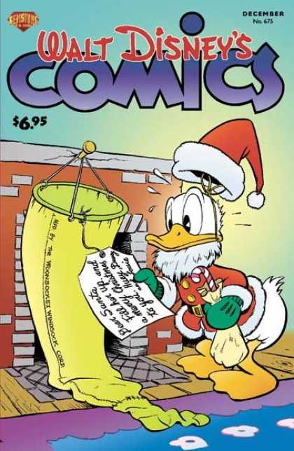 Walt Disney's Comics and Stories 675 - Trip To Heavens Part 3 - Santa Duck - Giggles - Christmas Fun - A Duck Confused