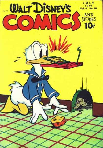 Walt Disney's Comics and Stories 70 - Donald Duck - Mouse - Cheese - Mouse Trap - Mouse Hole