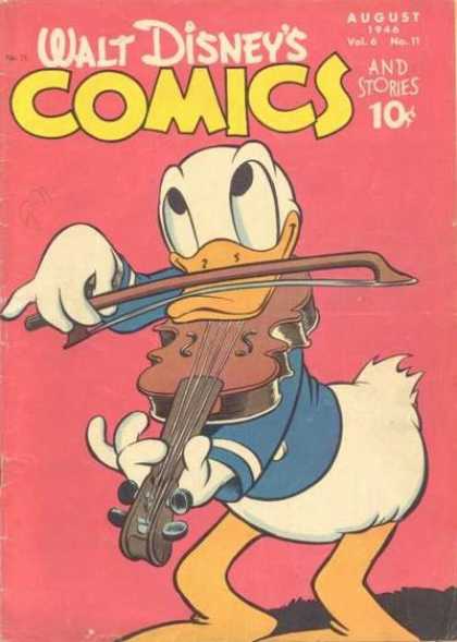 Walt Disney's Comics and Stories 71 - Donald - Duck - Violin - Yellow Bill - August