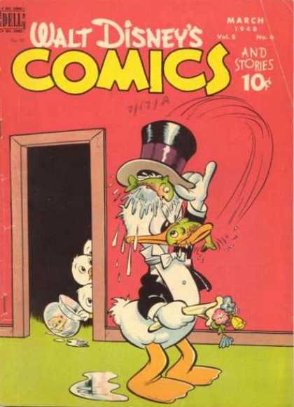 Walt Disney's Comics and Stories 90 - Donald Duck - Fish - Huey - Dewey - Louie