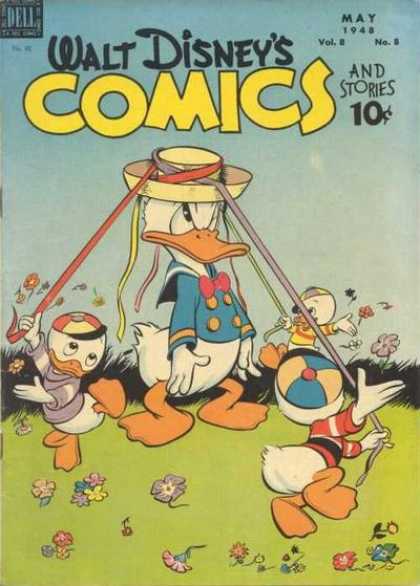 Walt Disney's Comics and Stories 92 - Donald Duck - Huey - Duey - Louie - Maypole