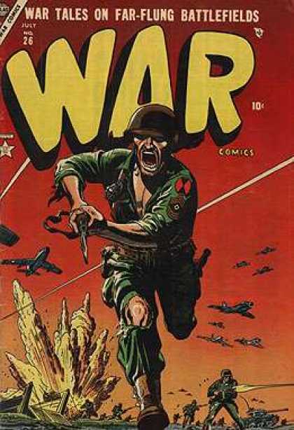 War Comics 26 - War Tales - Soldier - Plane - Blast - Tank