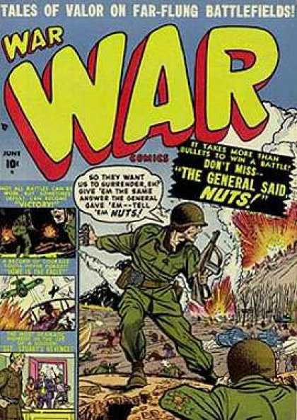 War Comics 4 - Army - Battle - Military - Explosions - Speech Bubble
