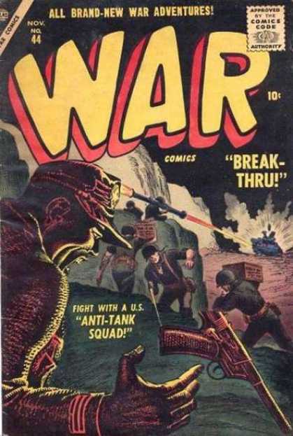 War Comics 44 - Adventures - Break-thru - Tanks - Bazooka - Soldiers