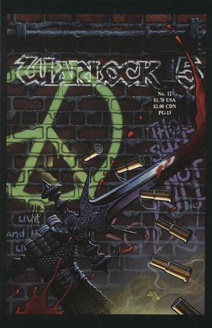 Warlock 5 12 - Peace Symbol - Live - Knife - Blood - Bullets
