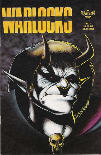 Warlocks 1 - Horns - Red Eye - Skull - Angry Face - Teeth