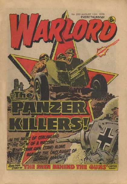 Warlord (Thomson) 203 - The Panzer Killers - The Man Behind The Guns - Tank - Star - German