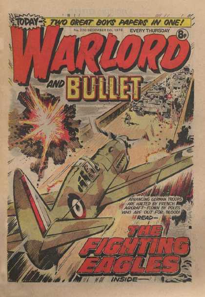 Warlord (Thomson) 220 - Bullet - The Fighting Aces - French Aircraft - German Tanks - Bridge