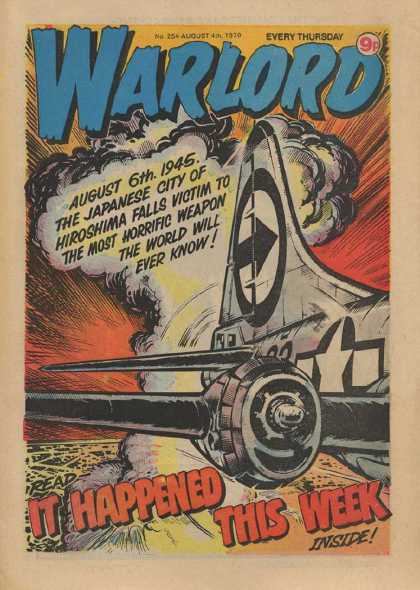 Warlord (Thomson) 254 - Aircraft - Smoke - Hiroshima - Atomic Bomb - August 6 1945