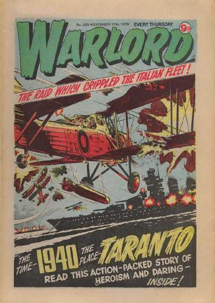 Warlord (Thomson) 269 - The Raid Which Crippled The Italian Fleet - Plane - 1940 - Taranto - Action-packed Story