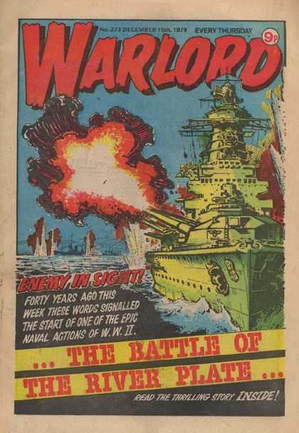 Warlord (Thomson) 273 - No 273 - 1979 - Battleship - The Battle Of The River Plate - Wwii
