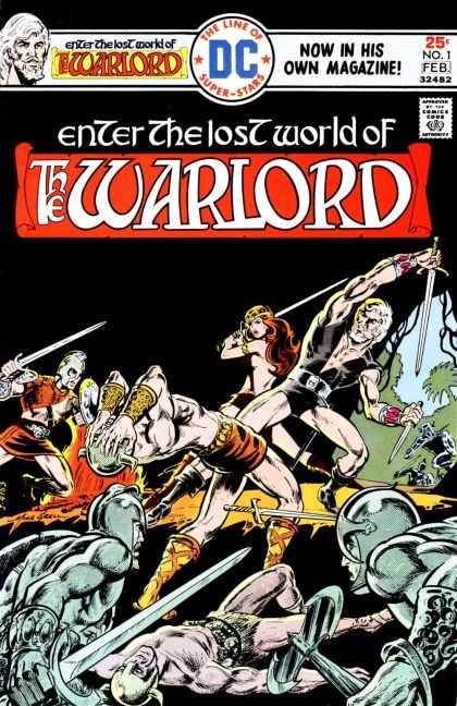 Warlord 1 - Swords - Combat - Men And Women Fighting - Amour - Lost World - Bart Sears, Mike Grell