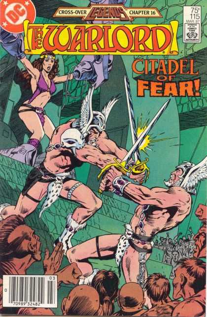 Warlord 115 - Winged Hat - Citadel Of Fear - Dc Comics - Chapter 16 - Legends Cross Over