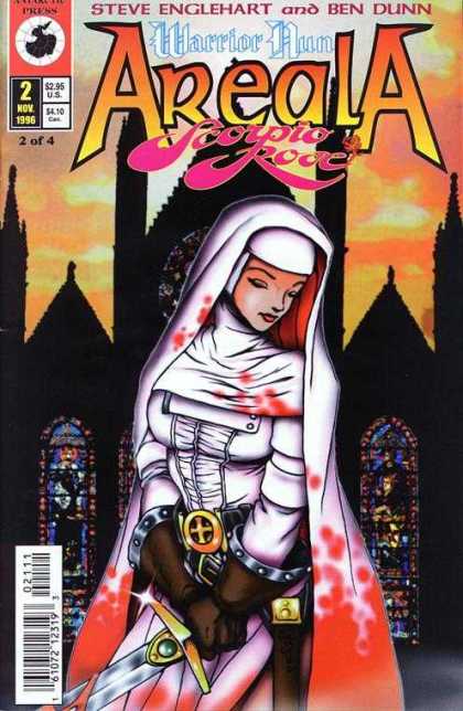 Warrior Nun: Scorpio Rose 2 - Church - Nun - Sword - Stained Glass - Blood