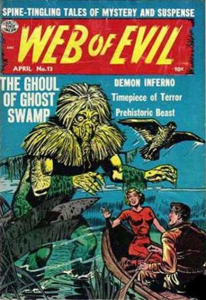 Web of Evil 13 - Bird - Boat - Red Dress - Swamp - Boat Oar
