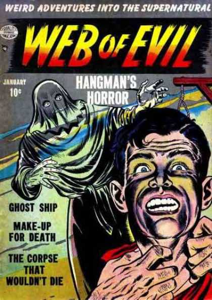 Web of Evil 2 - January - Hangmans Horror - Ghost Ship - Adventure - Make Up For Death