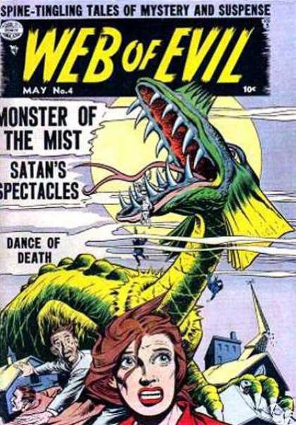 Web of Evil 4 - Monster Of The Mist - Satans Spectacles - Dance Of Death - Brown Hair - Red Shirt